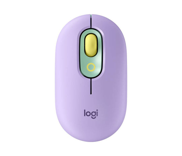 Mouse Logitech Pop, Wireless, 4 Botones, 4.000 DPI, Lila