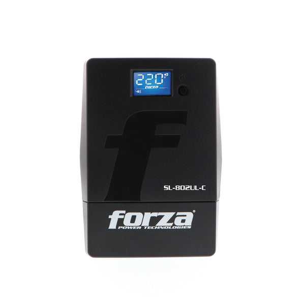 UPS Interactiva Forza SL-802UL-C, 800VA, 480W, 220V, Pantalla táctil de LCD, USB