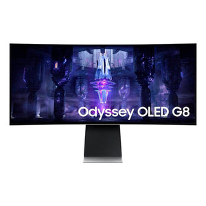 Monitor Gamer Samsung Odyssey OLED G8 Curvo de 34", 4K UHD, 175Hz, 0.1ms, Panel VA, FreeSync Pro