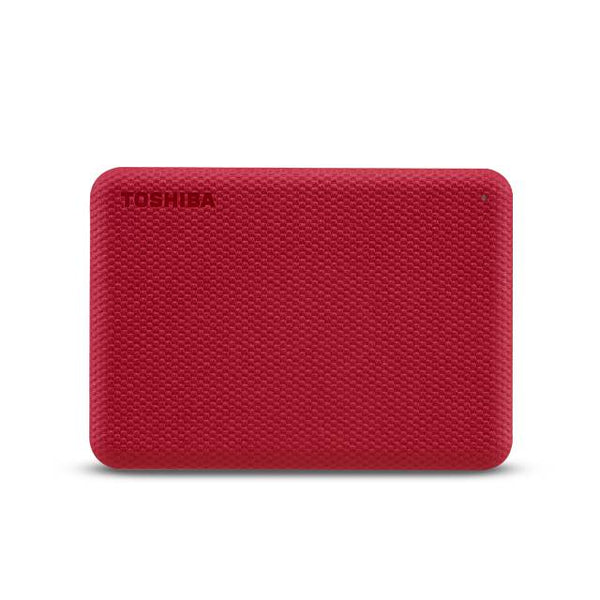 Disco Portátil Toshiba Canvio Advance, 1TB, USB 3.0, Compatible con Mac/PC, Rojo