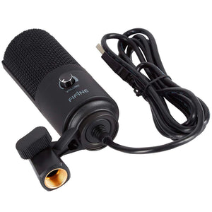 Micrófono de Condensador Fifine K669B, Streaming, PC, Mac, PS4