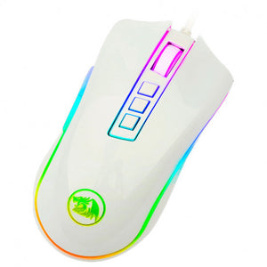 Mouse ReDragon Gamer RGB COBRA M711W WHITE