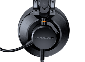 Audífonos Gamer Cougar VM410, Over-Ear, Jack 3.5mm, Compatible con Consolas y PC, Negro