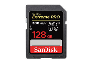 TARJETA SD EXTREME PRO® 128GB SDHC™ and SDXC™ UHS-II 300MB/s - 260MB/s
