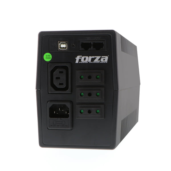 UPS Interactiva Forza SL-602UL-C, 600VA, 360W, 220V, Pantalla táctil de LCD, USB  *Ítem disponible en 48 horas hábiles aprox. Leer descripción*