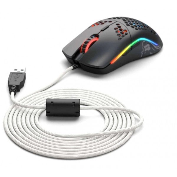 Cable de Reemplazo para Mouse Glorious, Ultraflexible y Superligero, Modelos O / O- y D / D-, Blanco