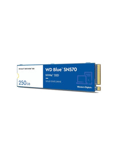 Unidad de Estado Sólido WD Blue SN570, 250GB, NVMe M.2, Lectura 3300 MB/s Escritura 1200MB/s
