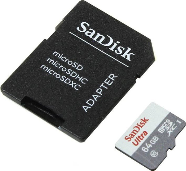 Tarjeta microSDXC SanDisk Ultra 64GB UHS-I, Clase 10